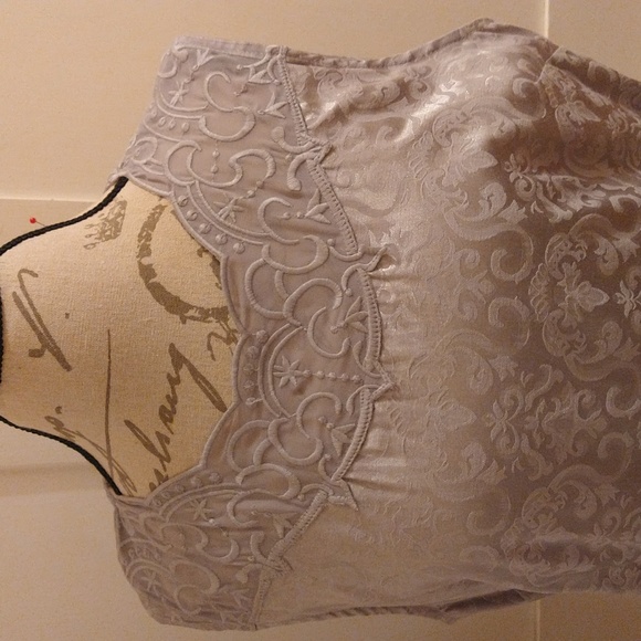 Floryday gray tone on tone formal dress and jacket Sz XL - Picture 5 of 8